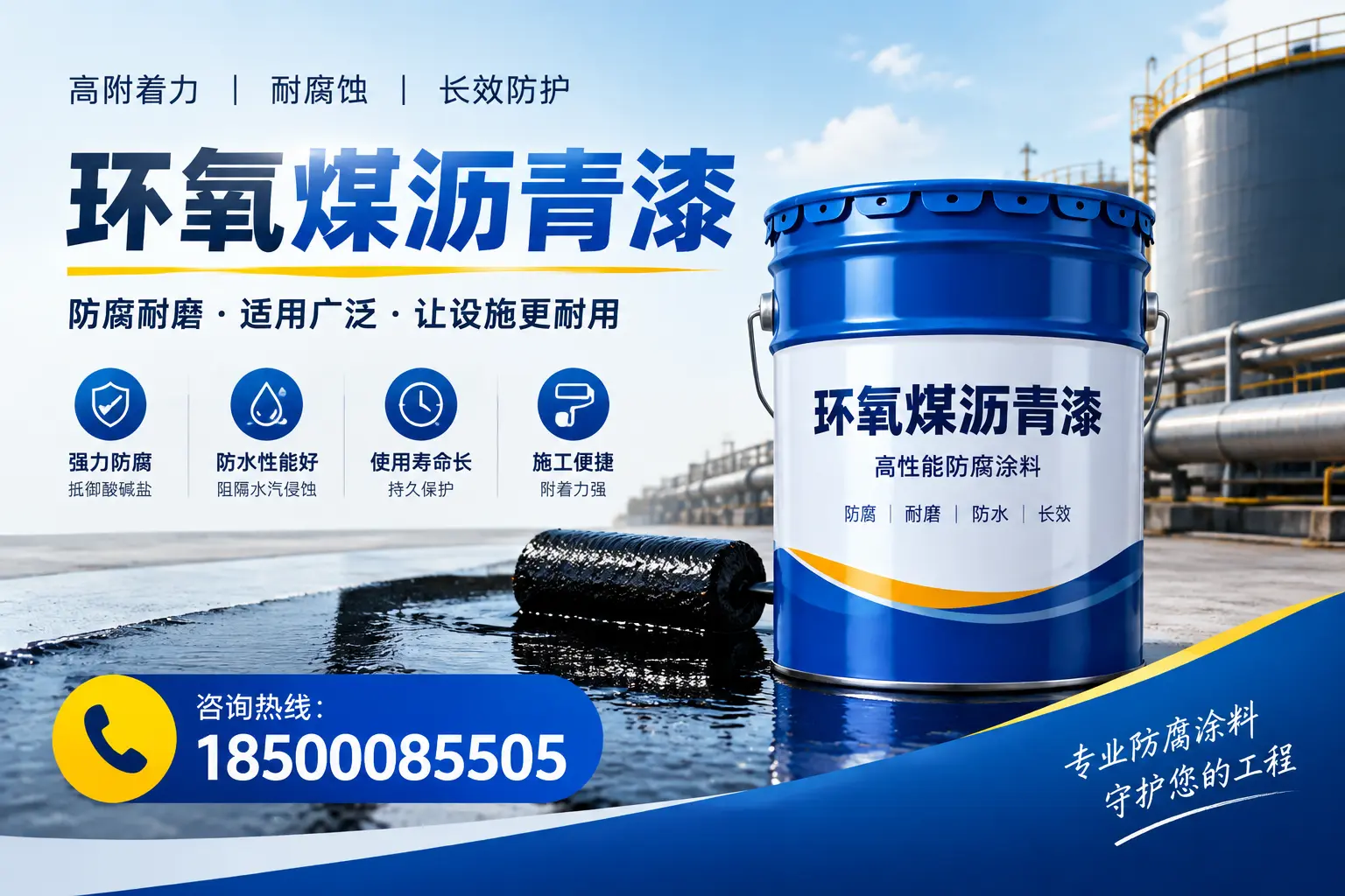 环氧煤沥青漆与其他涂料的对比分析，助力金华企业决策